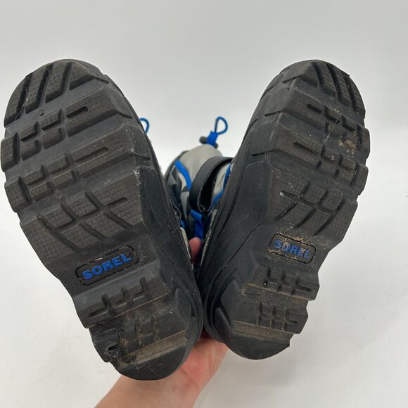 Sorel Kids Snow Boots - Black and Blue - Picture 10 of 10